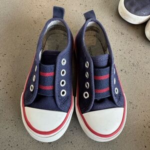 Tucker and Tate Navy and Red Kids Slip-On Shoes